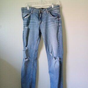 Silver Jeans Brand Blue Jeans Straight Leg